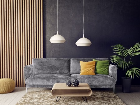Sofa dwuosobowa Trent 193x93 szara