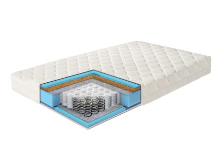 Materac kieszeniowy 90x200 Drift z kokosem H3/H4 średnio twardy pokrowiec Bamboo
