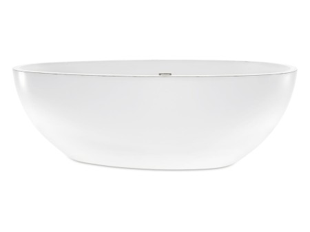 Wanna wolnostojąca biała akrylowa TM6840 owalna 180x90x58 cm