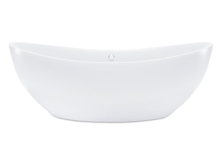 Wanna wolnostojąca biała akrylowa TM6807B owalna 180x87x 65 cm